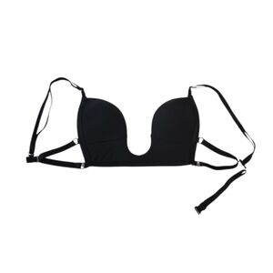3 for $5 Black Plunge Bra 4
